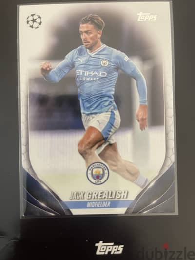 2024 Topps Soccer Trading Card - Manchester City Jack Grealish #124