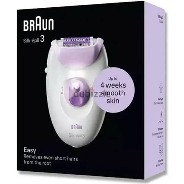 Braun silk épil 3 easy removes even short haris from the root 0