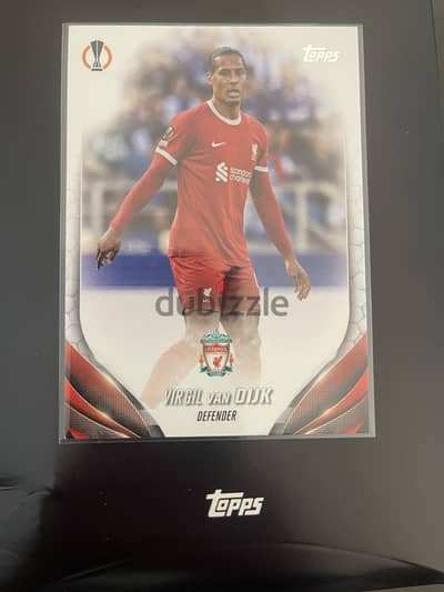 2024 Topps Soccer Trading Card - Liverpool Virgil Van Dijk #132