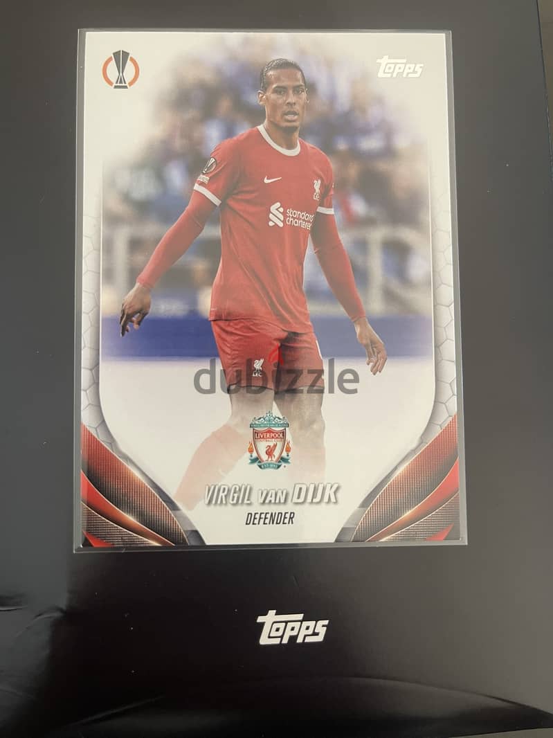 2024 Topps Soccer Trading Card - Liverpool Virgil Van Dijk #132 0