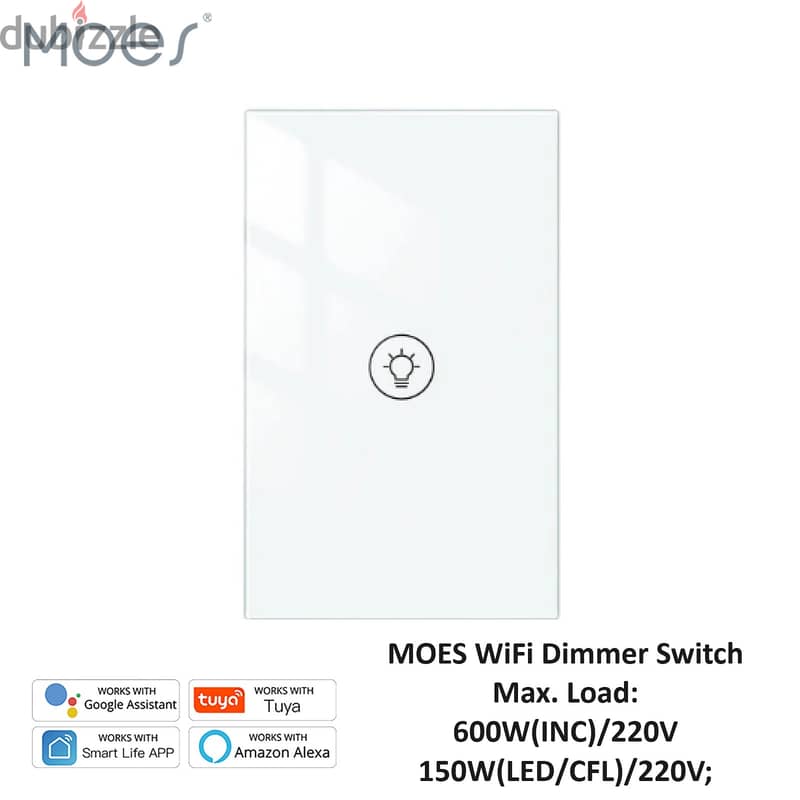 MOES WiFi Wall Switches EU US 5