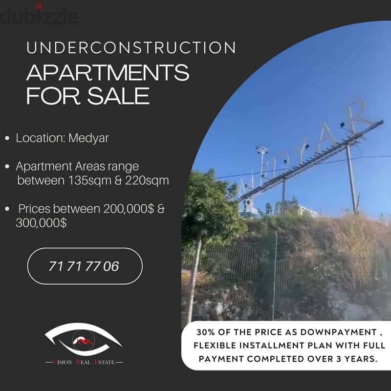 underconstruction apartments for sale in medyar 0