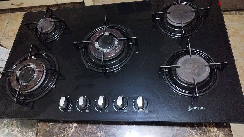 غاز انكستري مع فرن oven integrated 1