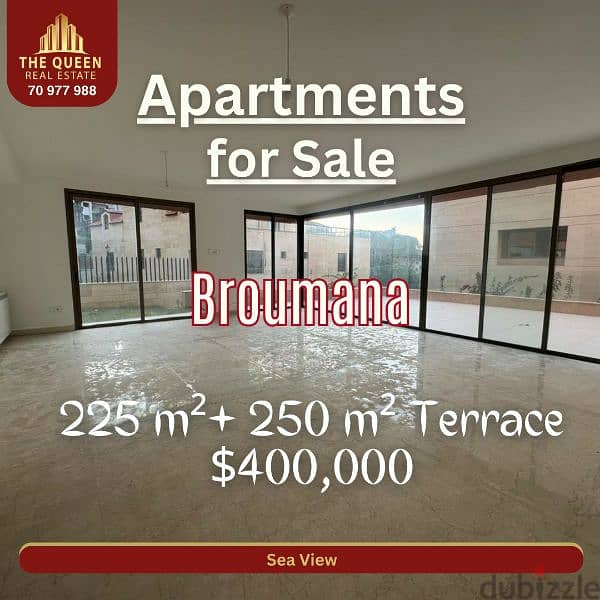 Apartment for Sale in Broumana شقة للبيع في برومانا 0