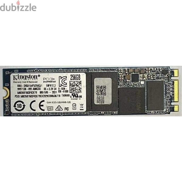 kingston nvme 256 gb like new 0