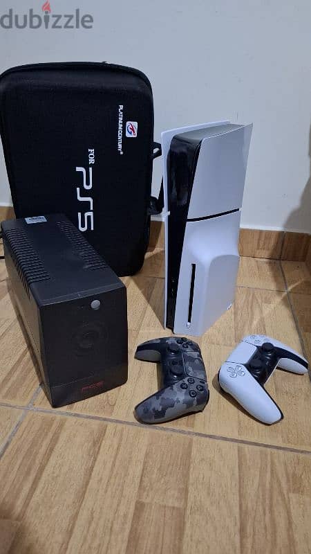 PS5 , 2 Joysticks , UPS , PS5 Bag , FIFA 2024 0