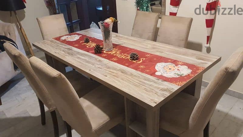 living room + dinning table غرفة جلوس + طاولة سفرة 1