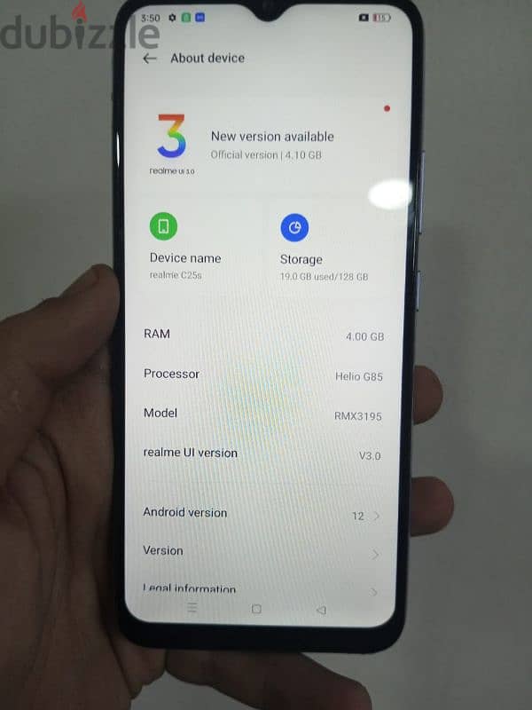 realme c25s 128gb 4 ram 1