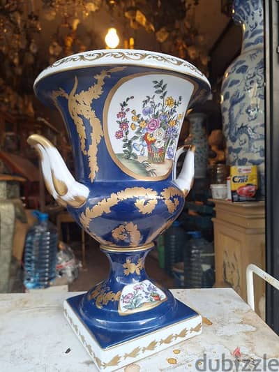 vase sevres porcelain hand painted original