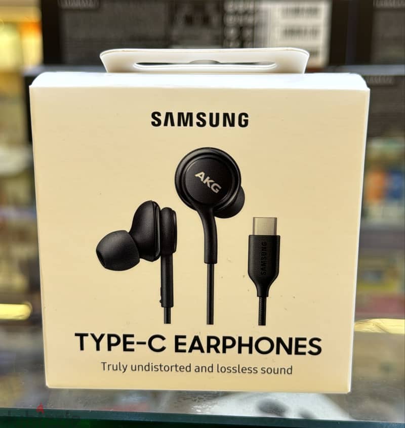 Samsung earphones type-c earphones akg black 0