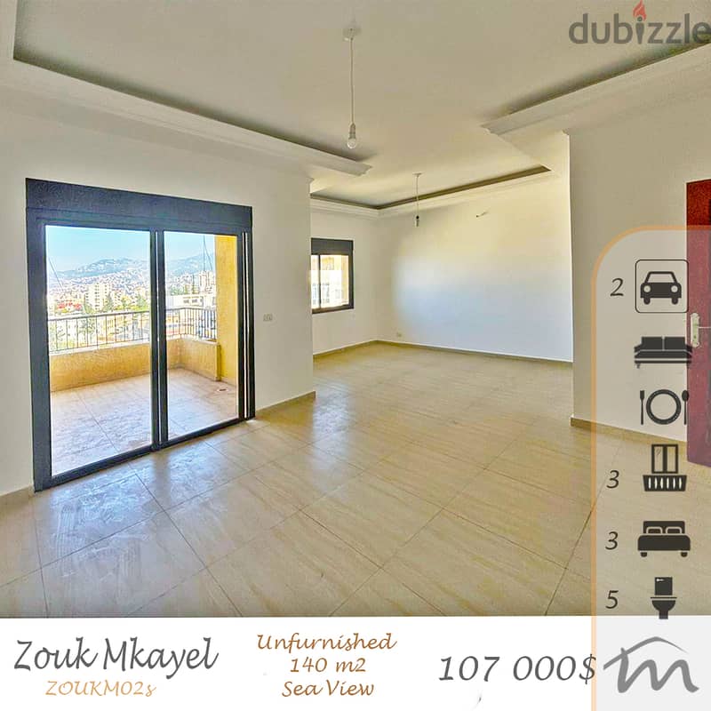 Zouk Mikayel | 3 Bedrooms Apartment | Catchy Investment | 3 Balconies 0