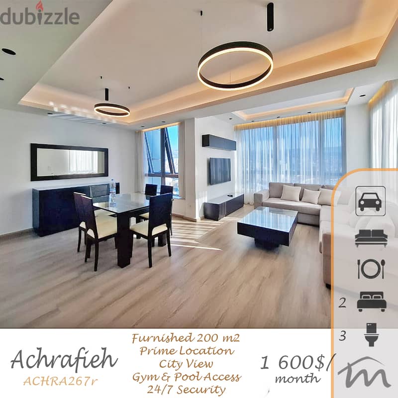 Ashrafieh | Signature | Furnished/Equipped/Decorated 200m² | View 0