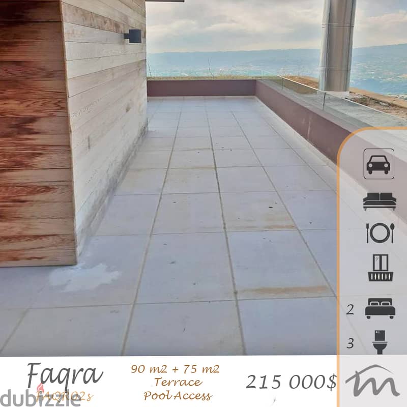 Faqra | Signature Touch | 2 Master Bedrooms Chalet | Open View 0