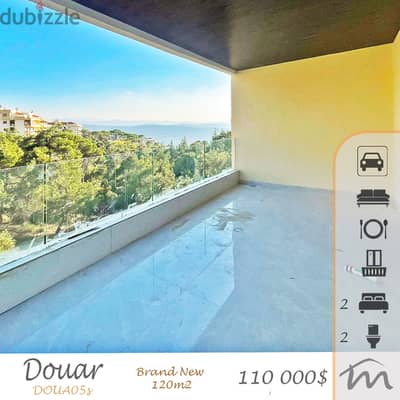 Douar | Brand New 120m² | Huge Balcony | Open View | Catchy Investment