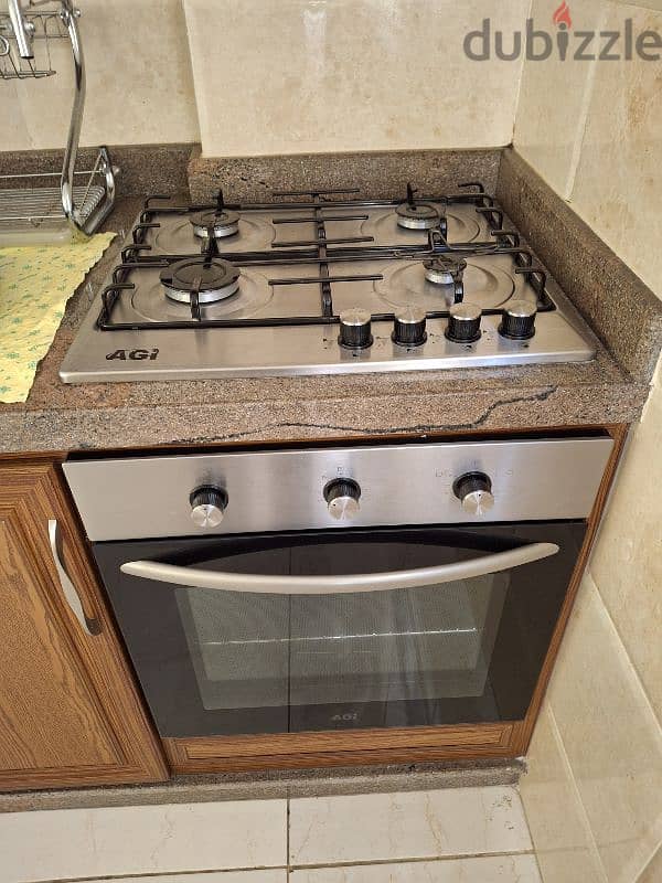 AGI mounted oven and top gaz burner 0