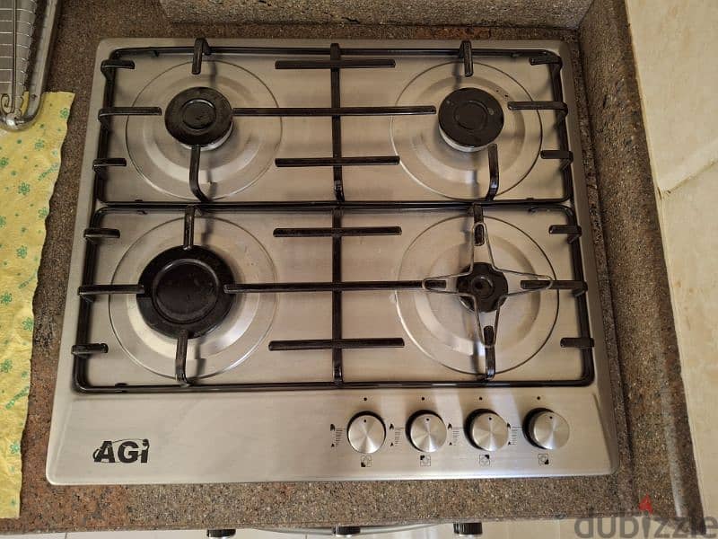 AGI mounted oven and top gaz burner 1