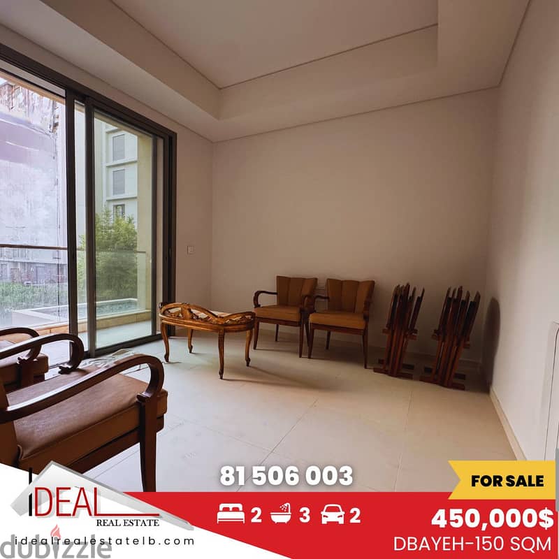 150 sqm furnished apartment for sale in Dbayeh REF#KZ313 0