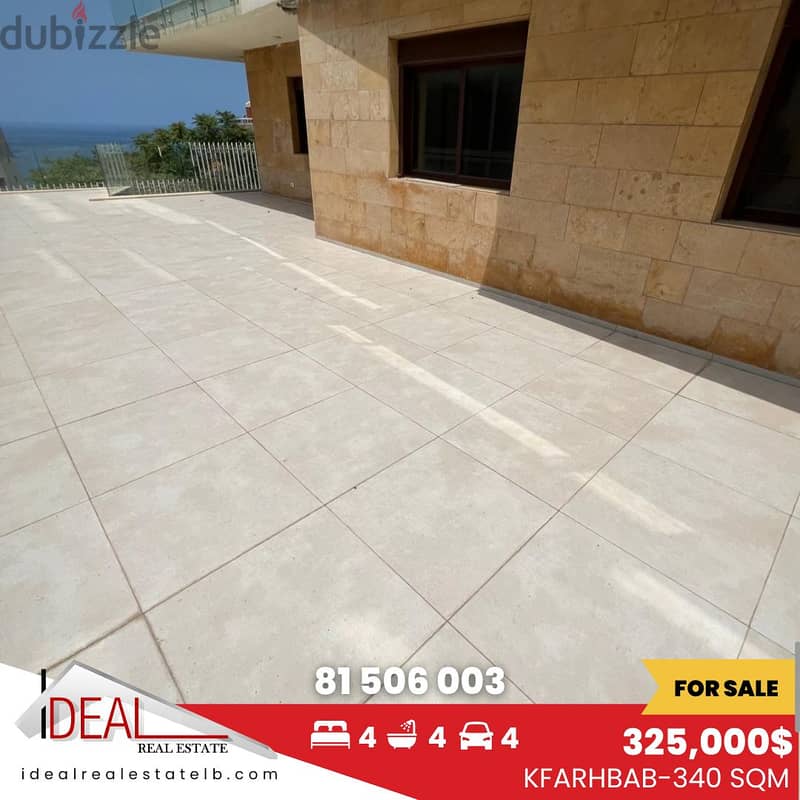 340 sqm apartment for sale in kfarhbab REF#CE22081 0