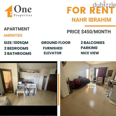 APARTMENT FOR RENT IN NAHR IBRAHIM