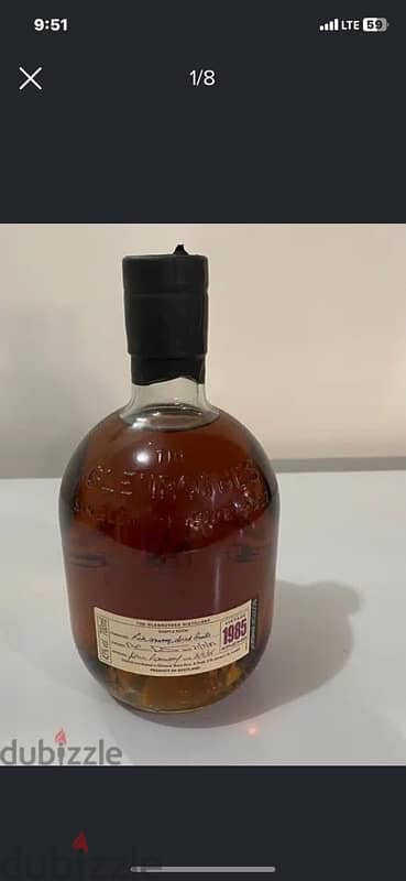 vintage rare bottle 1985 glenrothes