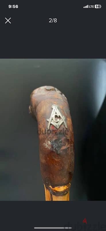 rare 19th century Scottish gents walking stick