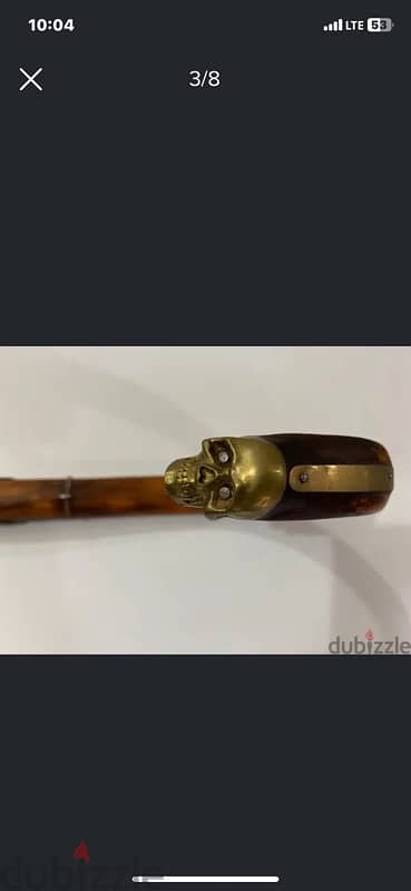 super rare 19th century Scottish gents walking stick 2