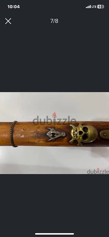 super rare 19th century Scottish gents walking stick 5