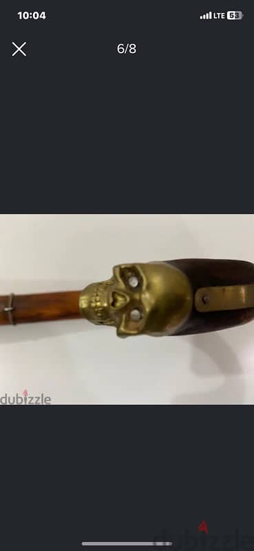 super rare 19th century Scottish gents walking stick 7