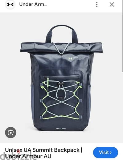 New Under Armour - UA Summit Backpack Exclusive and Original