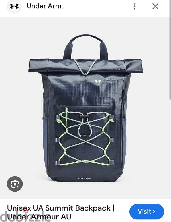 New Under Armour - UA Summit Backpack Exclusive and Original 0