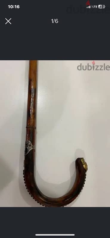 rare 19th century Scottish gents walking stick