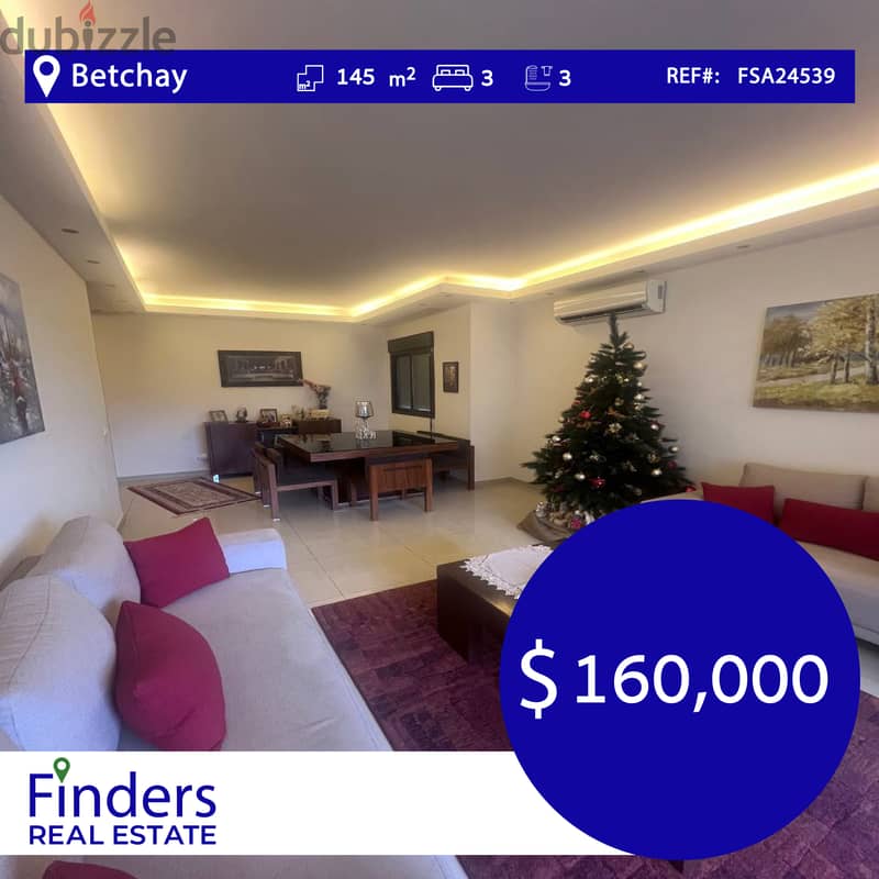 Apartment for sale in Betchay!  شقة للبيع في بيتشاي 0