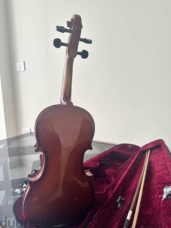 violin for sale with violin shoulder rest and all its original stuff 6