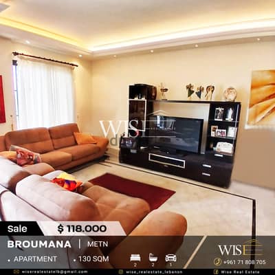 130 SQM Apartment for SALE in Broumana!