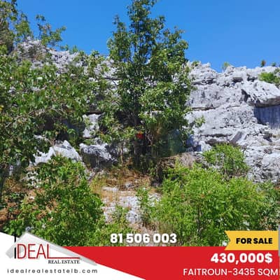 land in Faytroun For sale عقار للبيع في فيترون