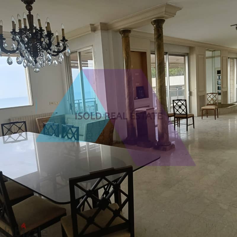 A 400 m2 apartment having a Panoramic Sea View for sale in Rabieh 0