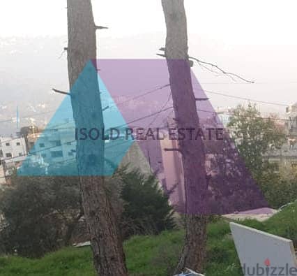 A 700 m2 land for sale in Oyoun Broumana - أرض للبيع في عيون برومانا 0