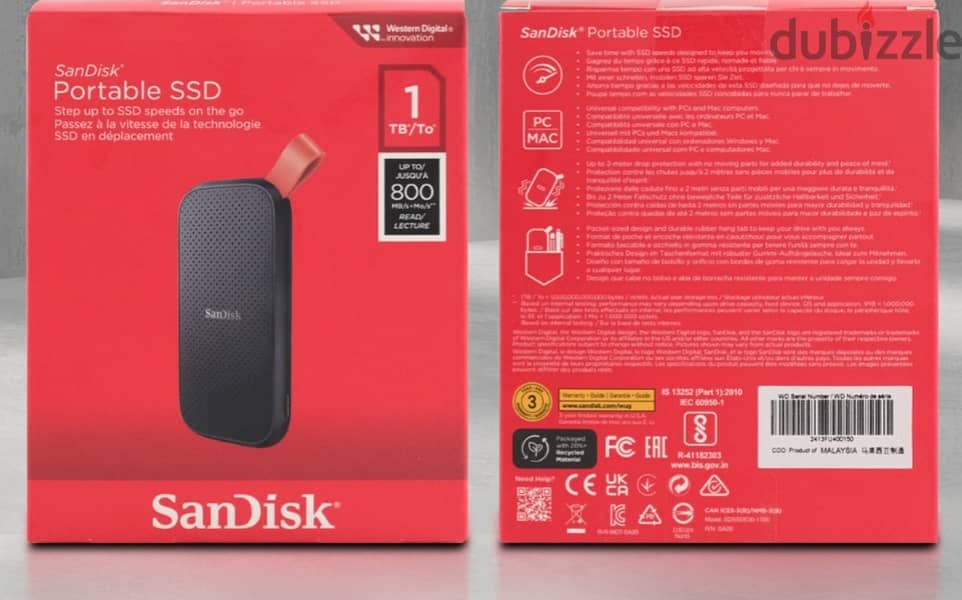 Sandisk External SSD 1TB 0