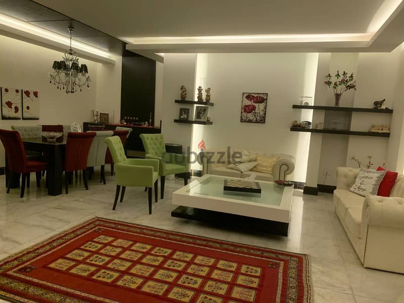 170 SQM Furnished Apartment in Louaizeh, Baabda with Breathtaking View 0