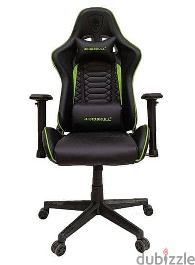 Deadskull Gaming Chair Green/Black original & last price 0