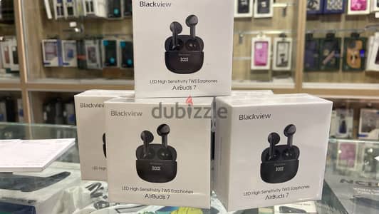 Earphone Black view AirBuds 7 black best and price