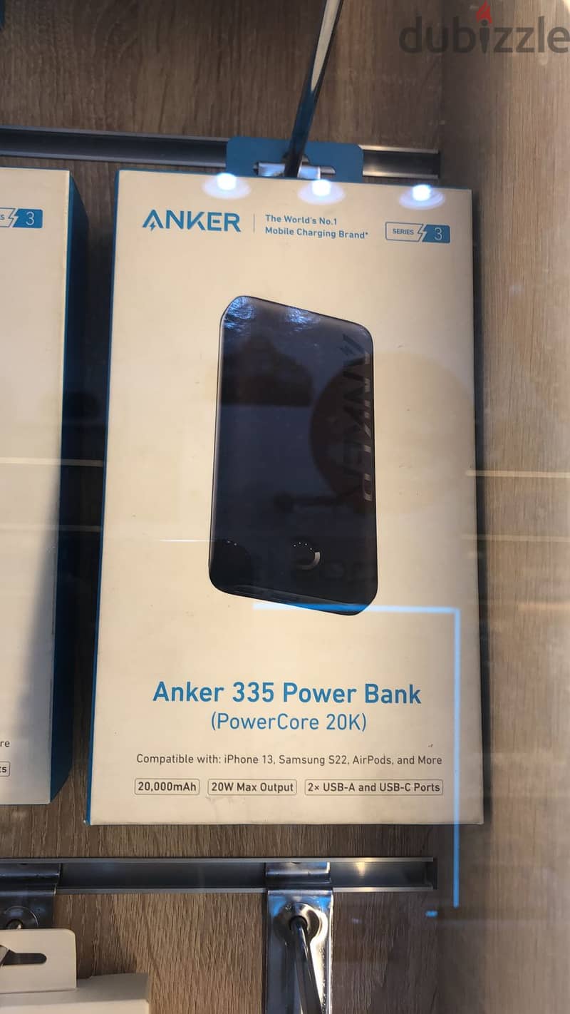 Anker 335 power bank (power core 20k) 20000mah original & new offer 0