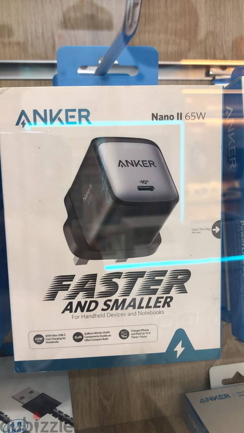 Anker Nano II 65w usb-c adapter 3pin amazing & best price 0