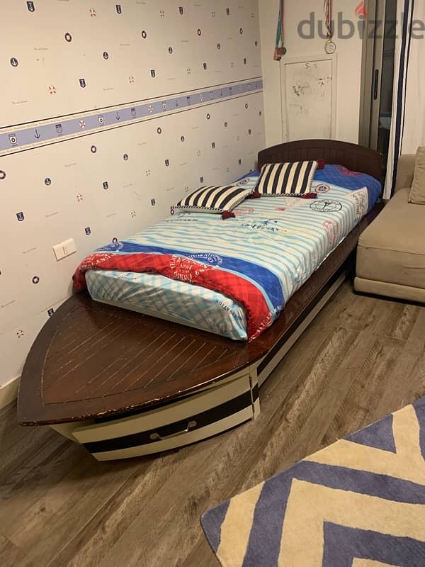 boat bed and night stand 1