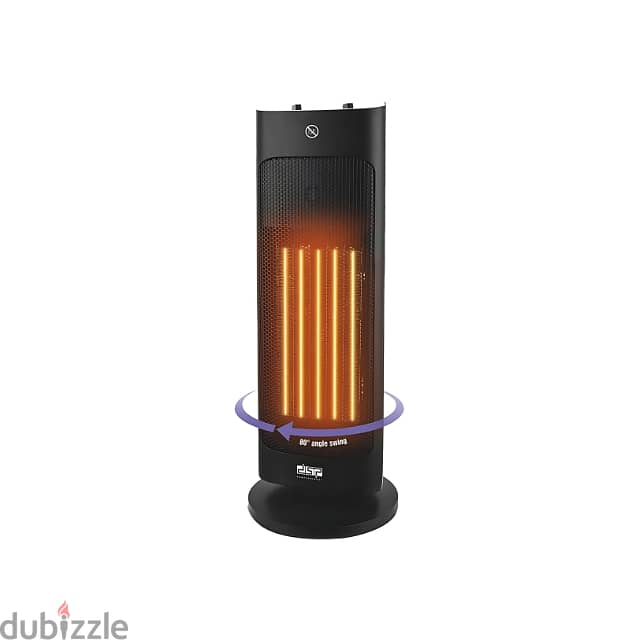 DSP Tower Fan Heater – 80° Oscillation with Thermostat, 2000W 0