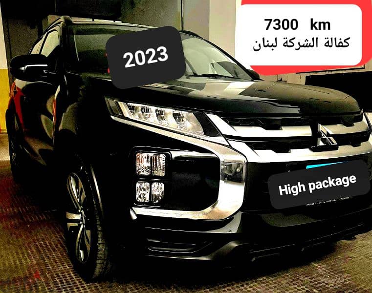 Mitsubishi Outlander 2023 Asx زوائد الفئة الاولى  مصدر وكفالة الشركة 0