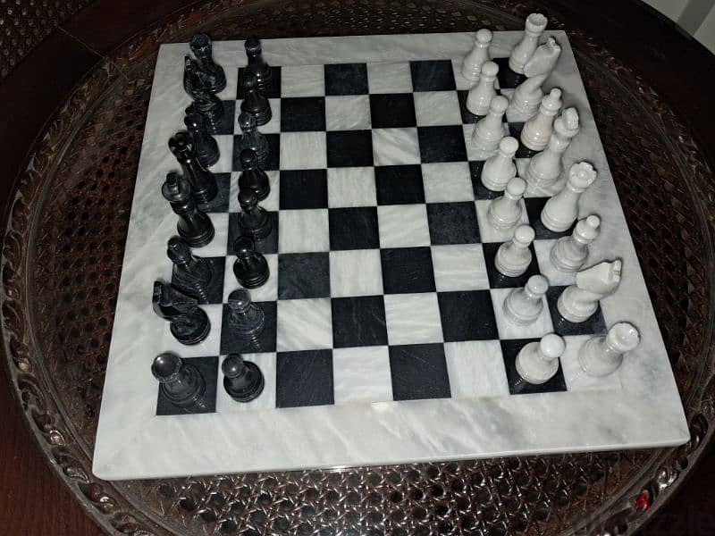 Onyx Chess Handmade 40×40cm 5