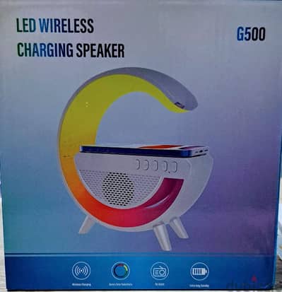 led wireless charging speaker