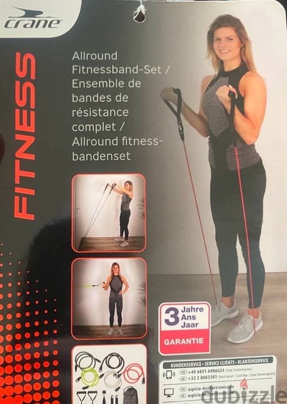 crane all round fitness band set 1