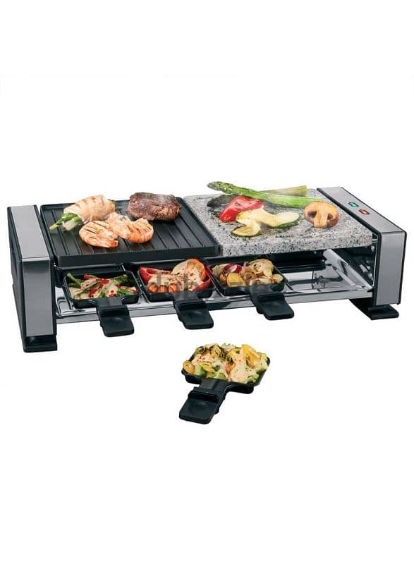 raclette silvercrest 1400watt 8pans 0